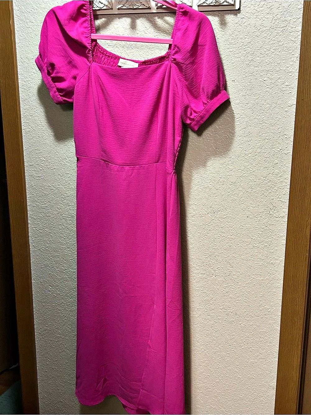 Monteau Los Angeles Maxi Dress Pink Small